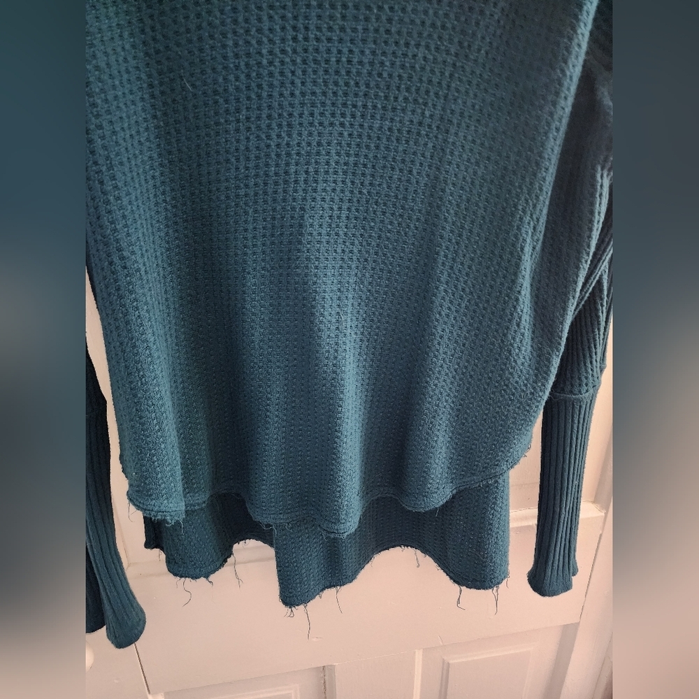 👸 Free People We the People collection thermal cowl neck tunic set of 2 size S - Picture 10 of 16
